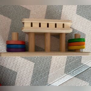 Colorful Wooden Rolling Toy